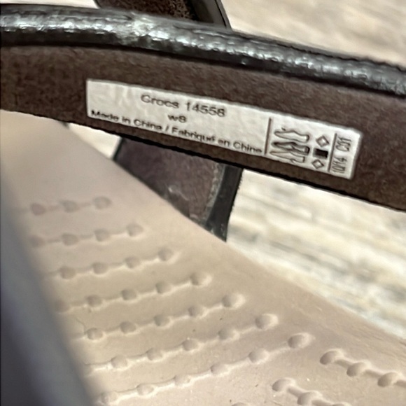 Crocs CYPRESS IV Platform Heeled Sandals Size 8 - Picture 5 of 9